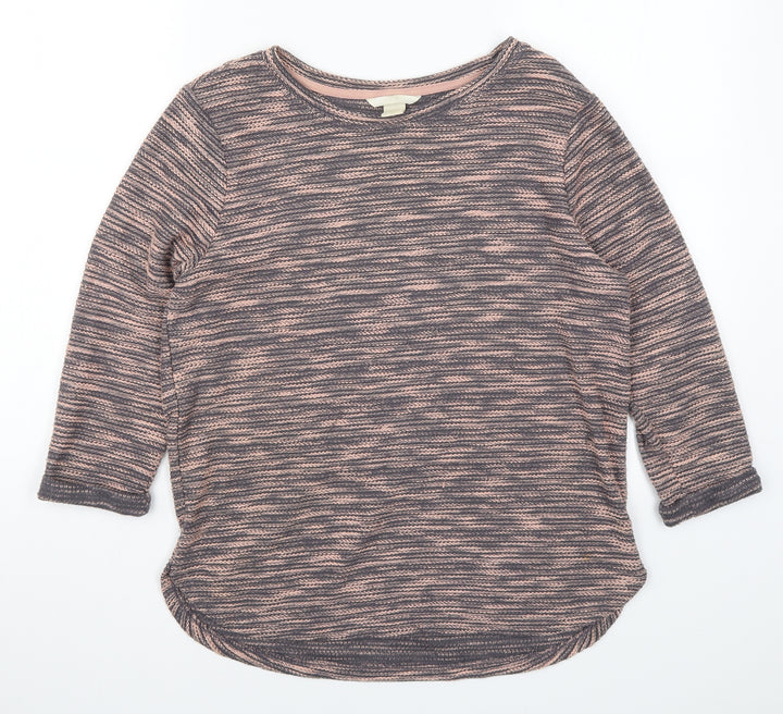 H&M Womens Pink  Knit Pullover Jumper Size XS