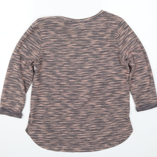 H&M Womens Pink  Knit Pullover Jumper Size XS
