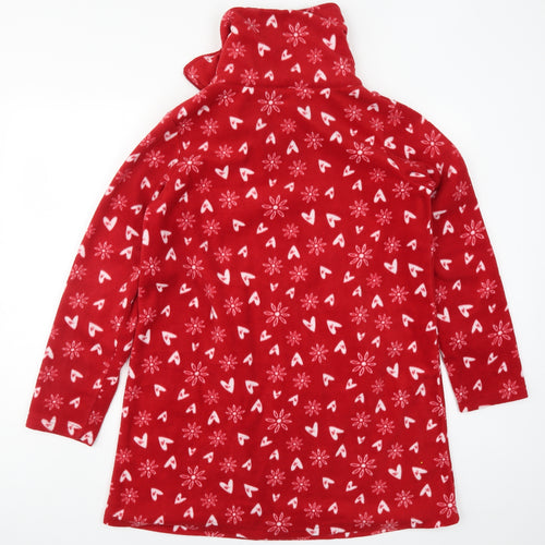 Avon Womens Red Geometric  Top Dress Size 10  - Hearts and Flowers