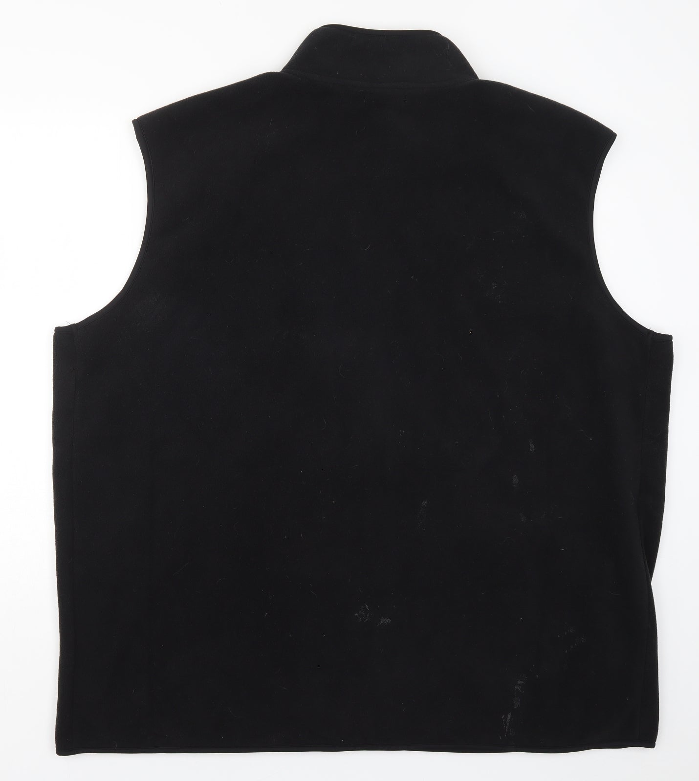 TU Mens Black  Fleece Gilet Jacket Size 3XL