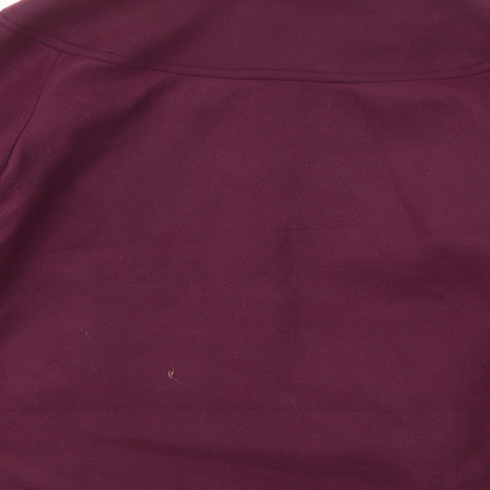 Anne De Lancay Womens Purple   Pea Coat Coat Size 14