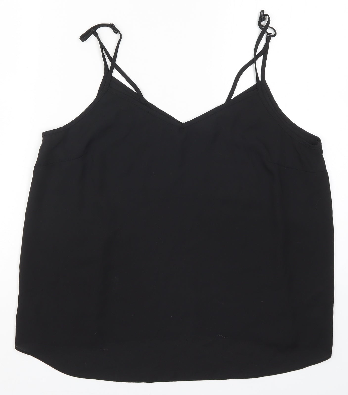 Primark Womens Black   Basic Tank Size 16