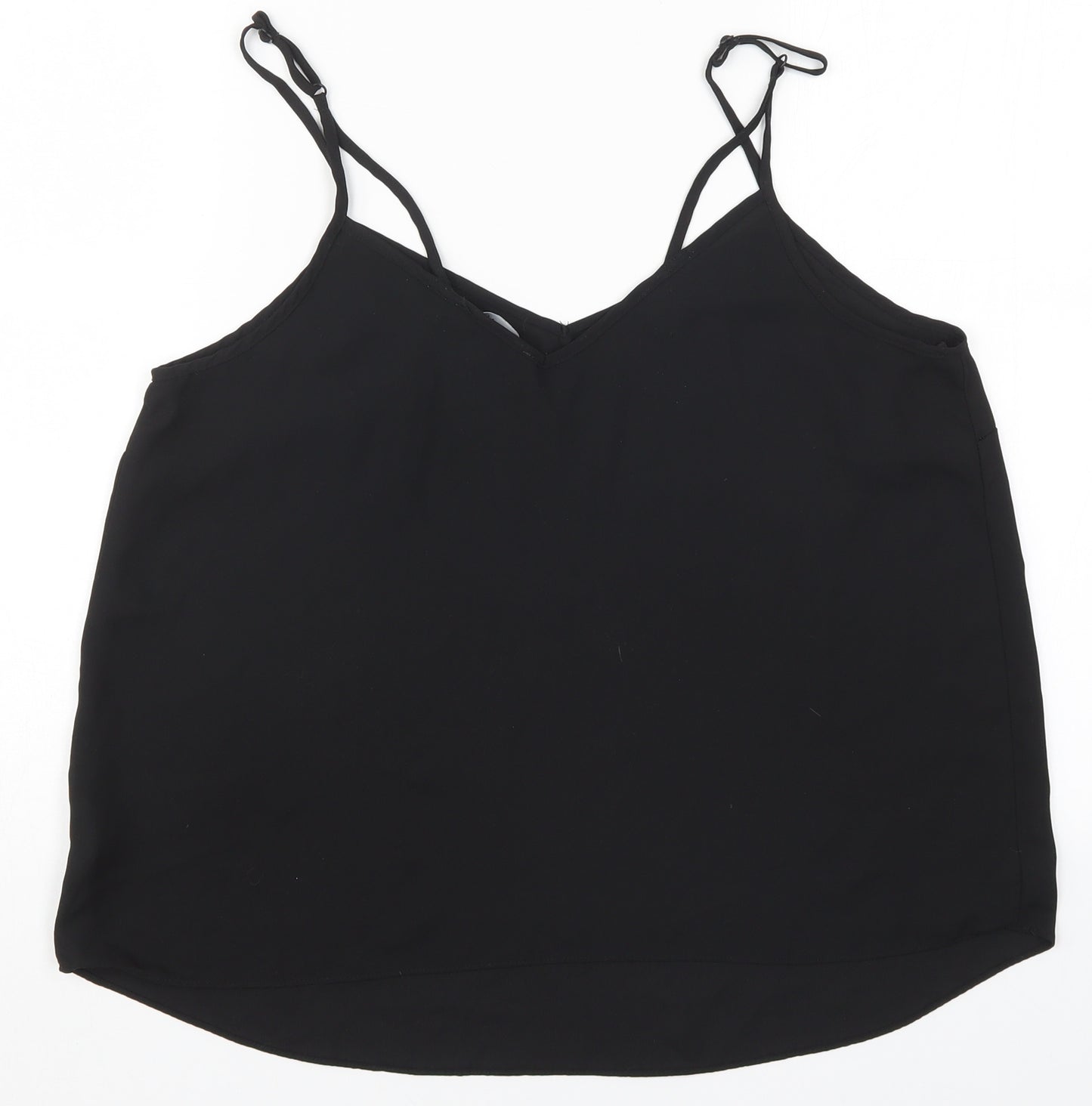 Primark Womens Black   Basic Tank Size 16