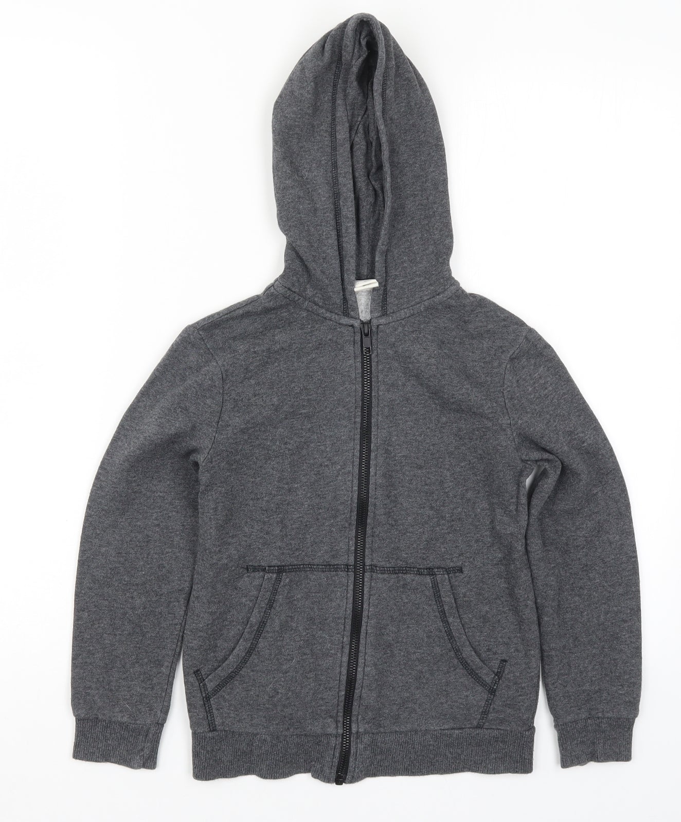 H&M Boys Grey   Full Zip Hoodie Size 7-8 Years