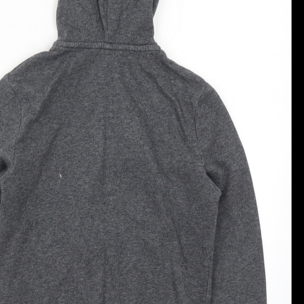 H&M Boys Grey   Full Zip Hoodie Size 7-8 Years