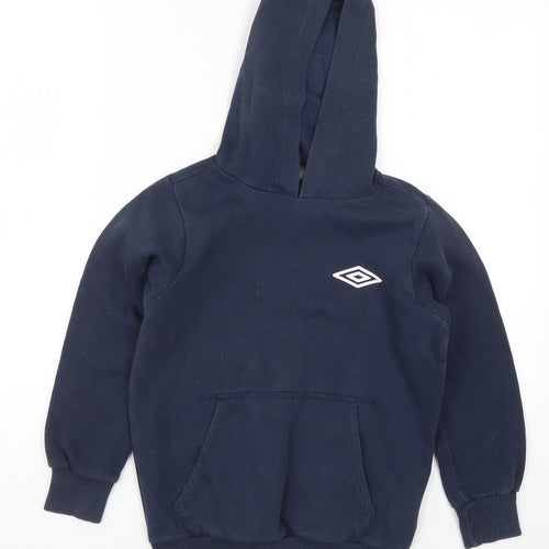Umbro Boys Blue   Pullover Hoodie Size 7-8 Years