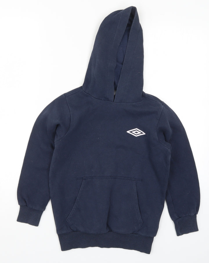 Umbro Boys Blue   Pullover Hoodie Size 7-8 Years