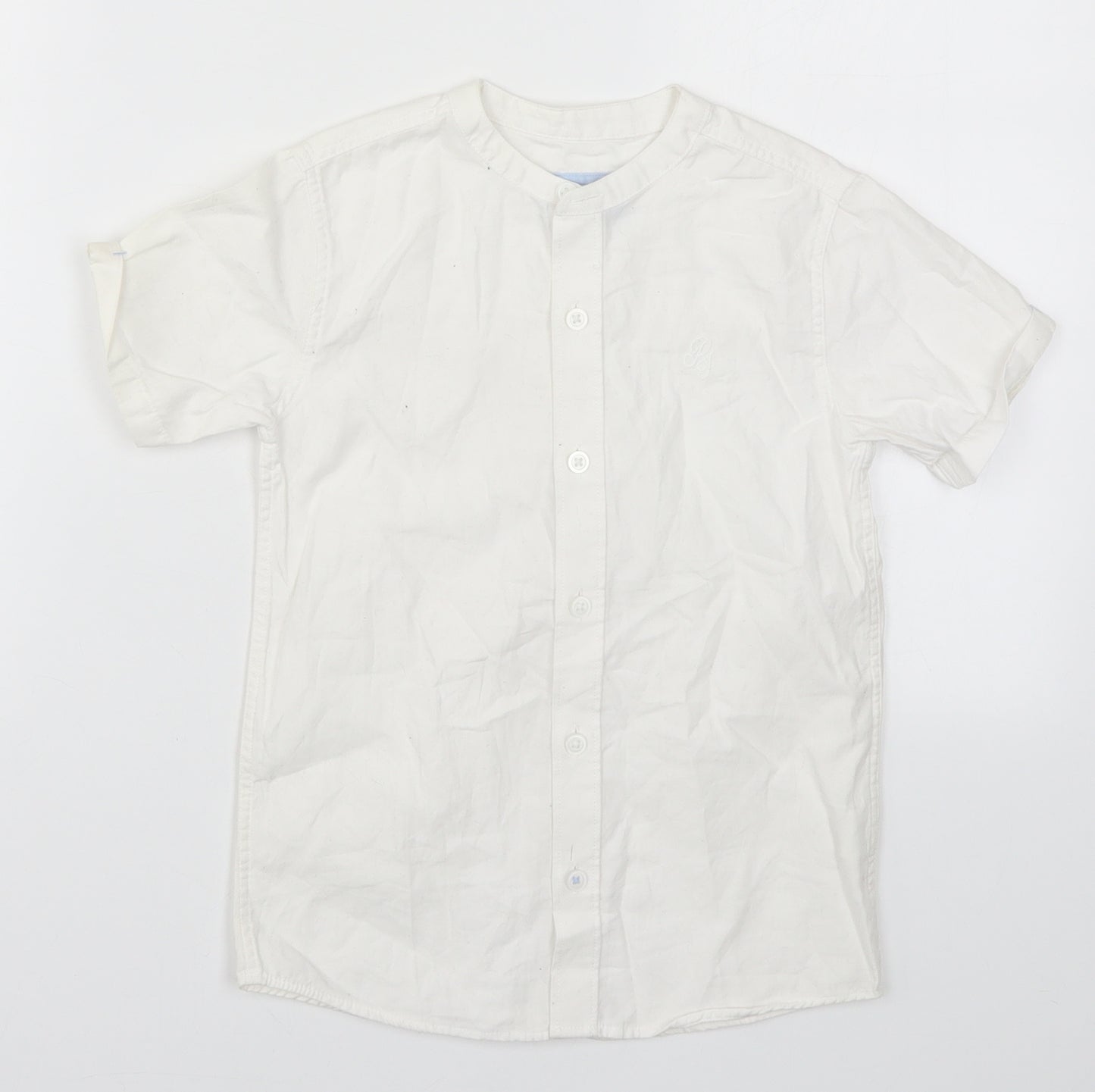 River Island Boys White   Basic Button-Up Size 5-6 Years