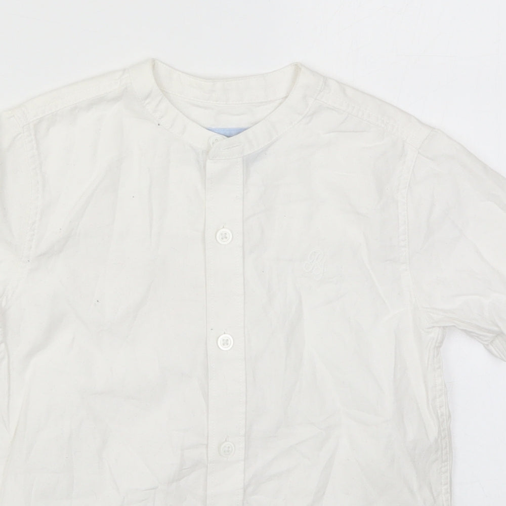 River Island Boys White   Basic Button-Up Size 5-6 Years