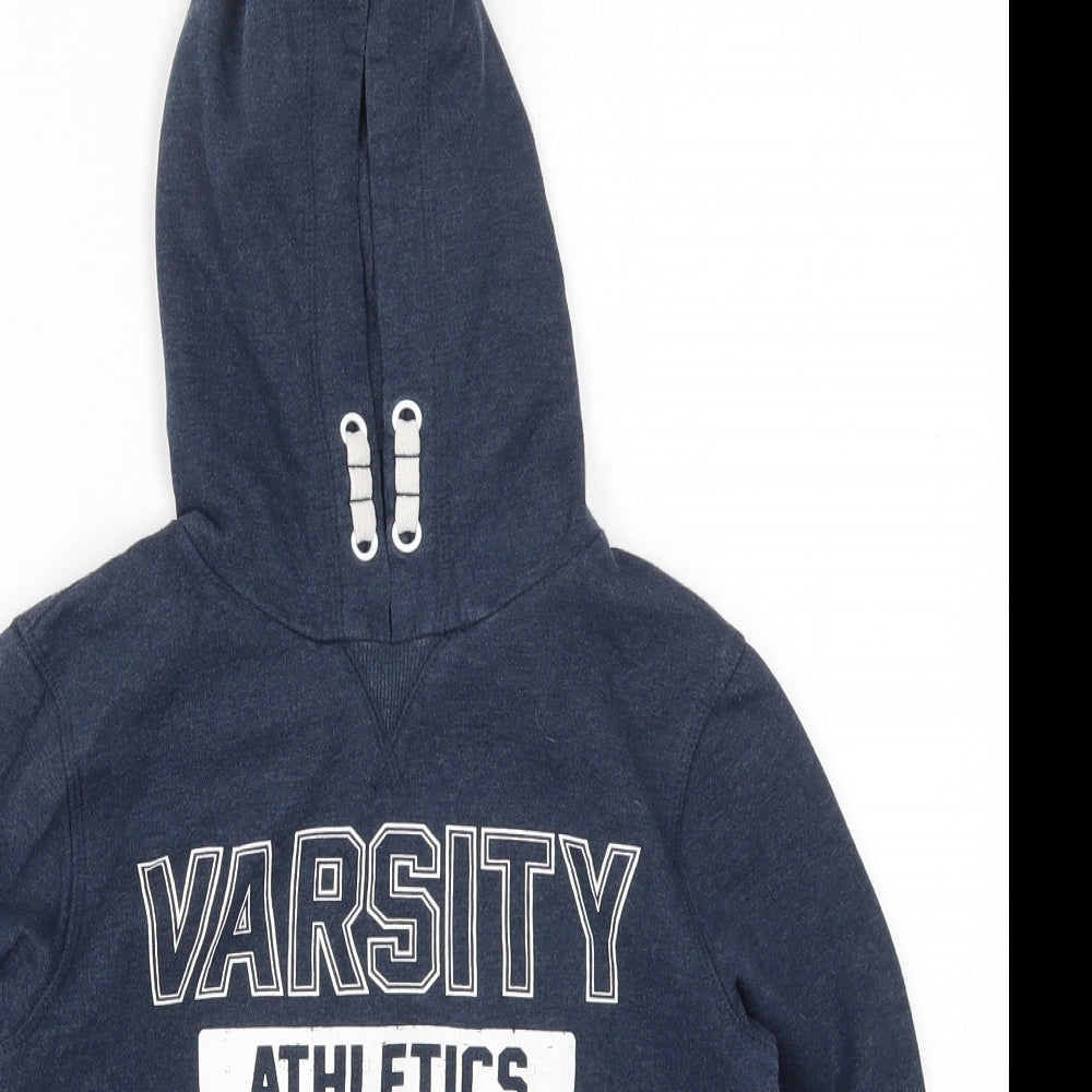 George Boys Blue   Pullover Hoodie Size 7-8 Years  - Varsity Athletics