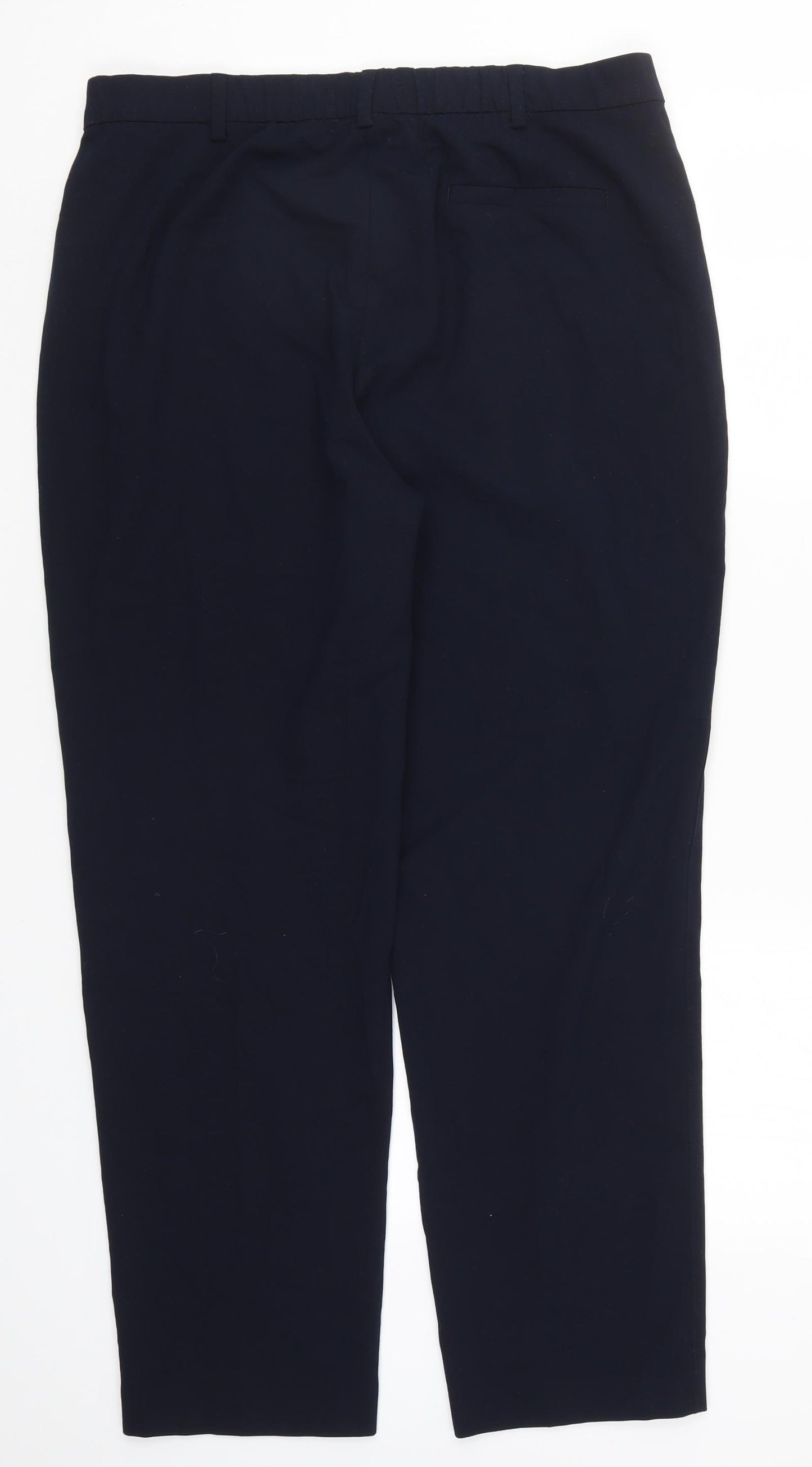 Marks and Spencer Womens Blue   Trousers  Size 14 L28 in