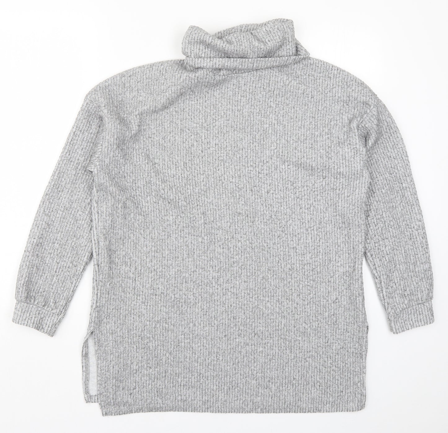 New Look Womens Grey  Knit Pullover Jumper Size M