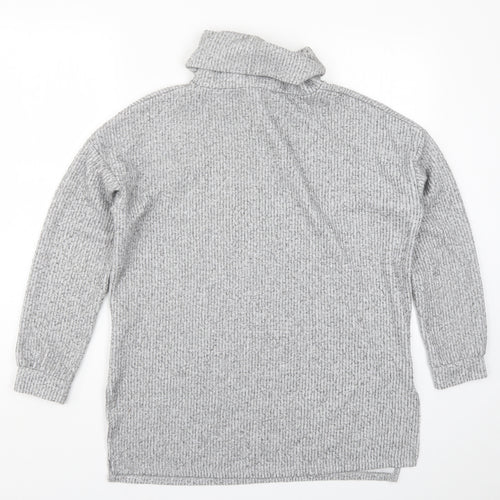 New Look Womens Grey  Knit Pullover Jumper Size M