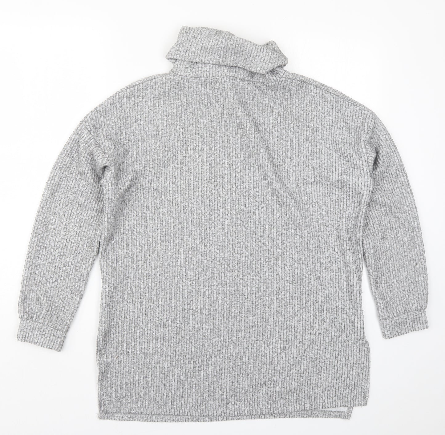 New Look Womens Grey  Knit Pullover Jumper Size M