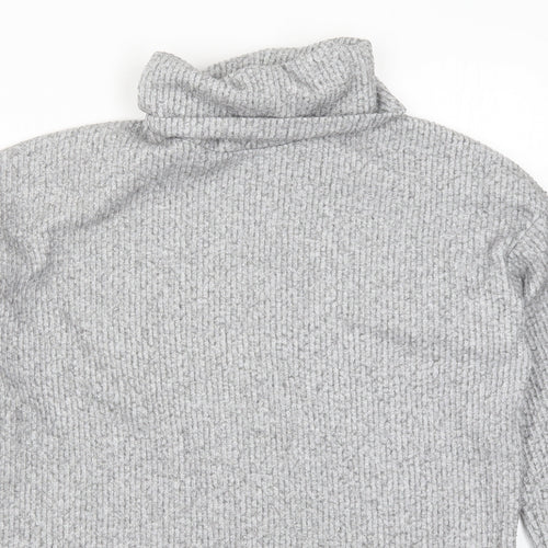 New Look Womens Grey  Knit Pullover Jumper Size M