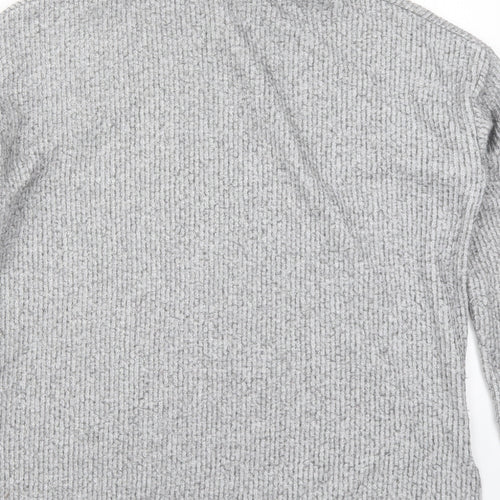 New Look Womens Grey  Knit Pullover Jumper Size M