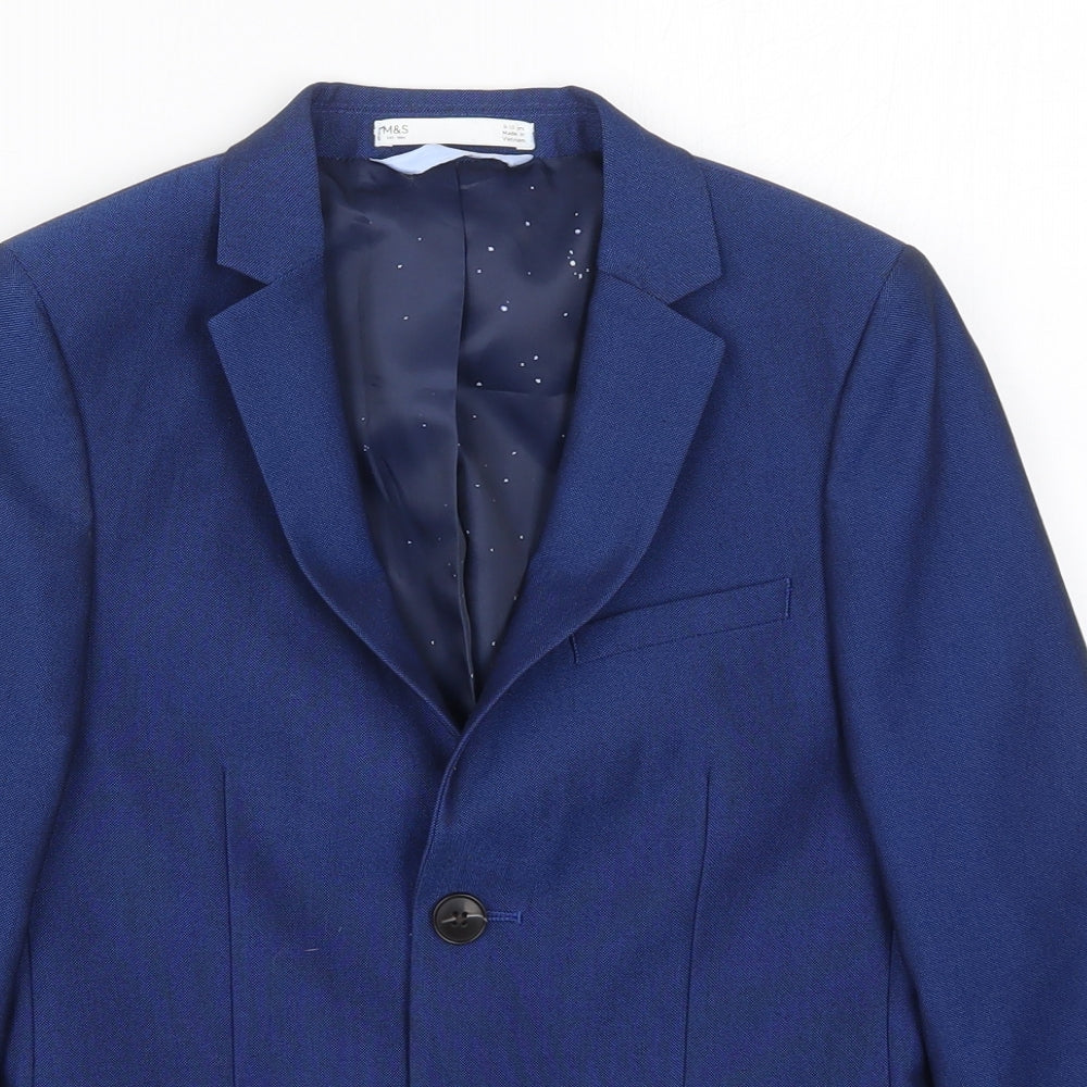 Marks and Spencer Boys Blue   Jacket  Size 9-10 Years