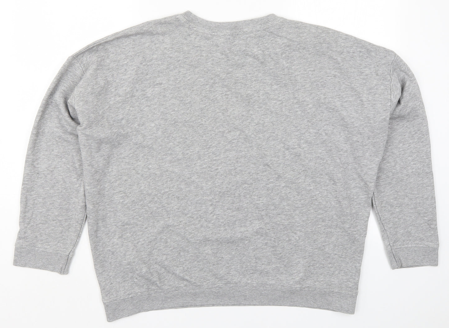 New Look Womens Grey   Pullover Sweatshirt Size 14  - Birds