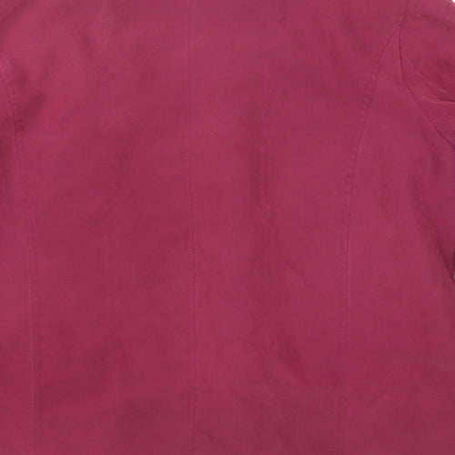 Isle Womens Pink   Overcoat Coat Size 18