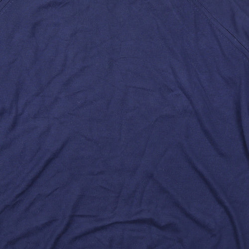 Mango Womens Blue  Knit Pullover Jumper Size S