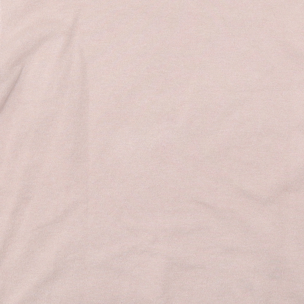 Marks and Spencer Womens Pink  Knit Pullover Jumper Size 14  - Birds