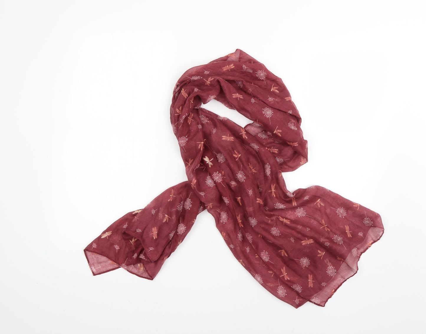 Preworn Womens Multicoloured Floral   Scarf