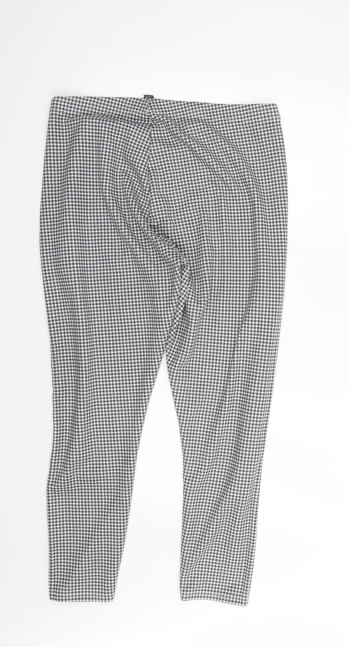 Primark Womens Multicoloured Geometric  Trousers  Size 18 L27 in