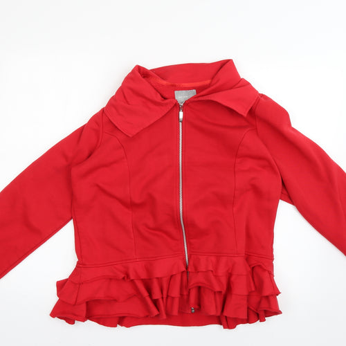 Per Una Womens Red   Jacket Coat Size L