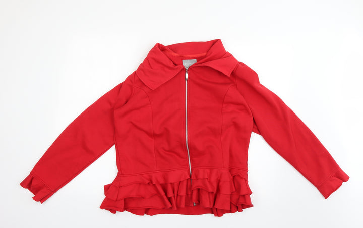 Per Una Womens Red Jacket Coat Size L