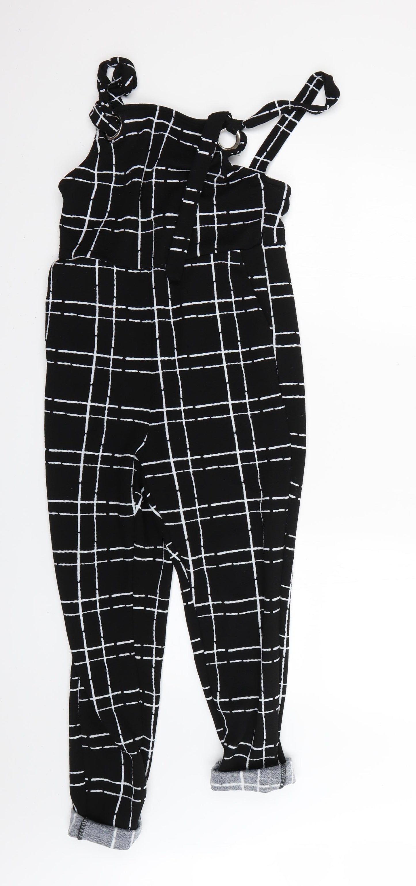 SheIn Womens Multicoloured Check  Jumpsuit One-Piece Size M