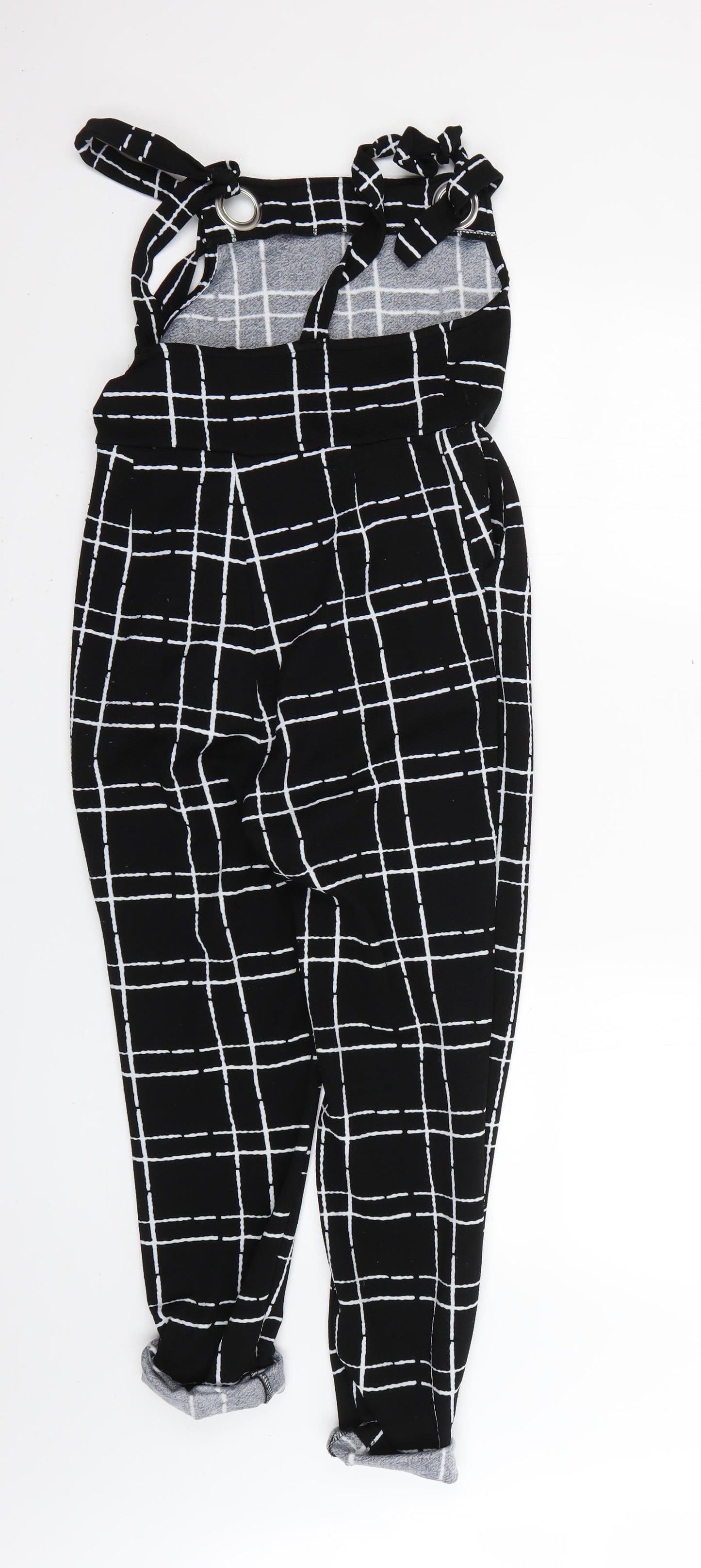 SheIn Womens Multicoloured Check  Jumpsuit One-Piece Size M