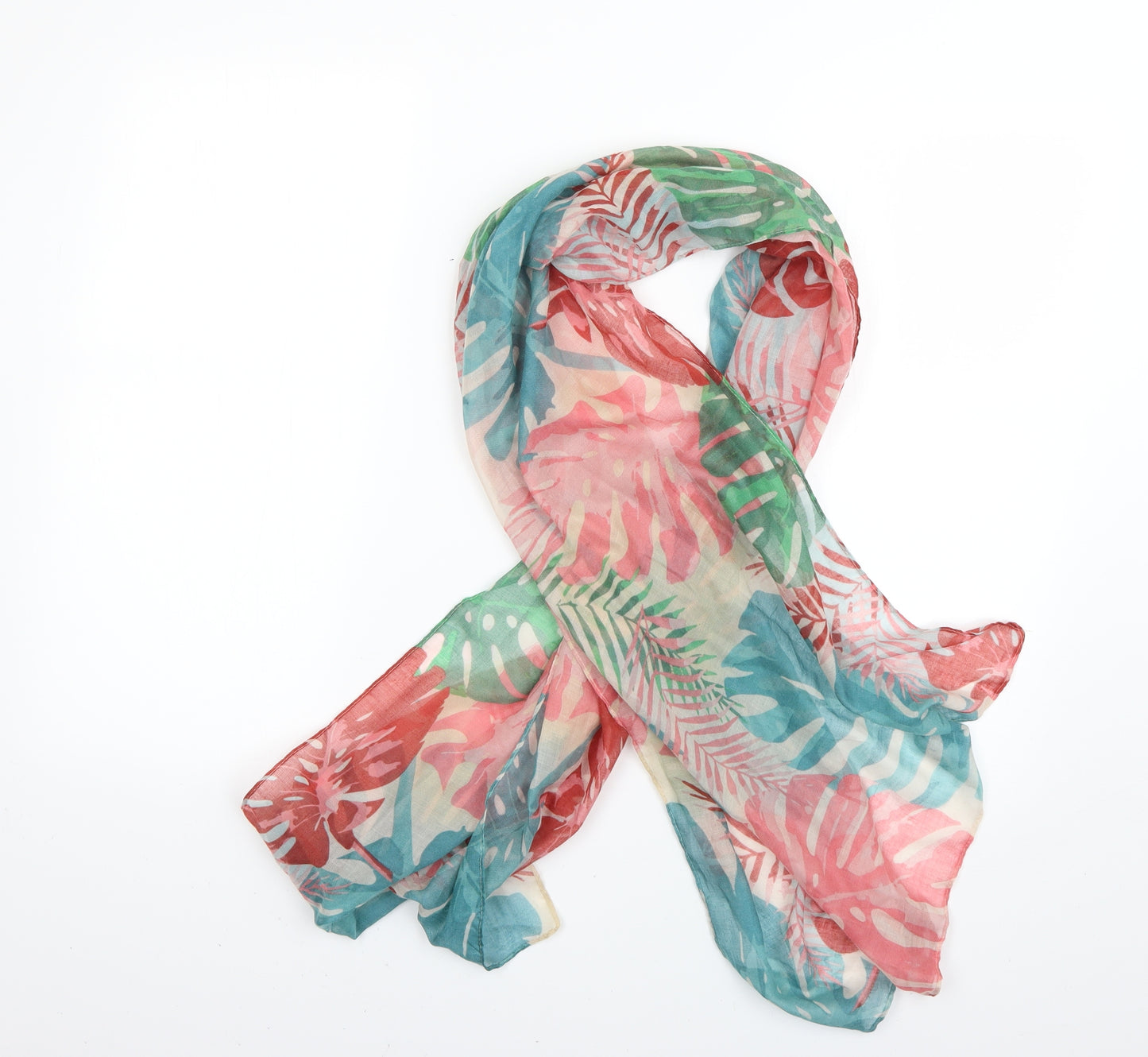Preworn Womens Multicoloured Floral   Scarf