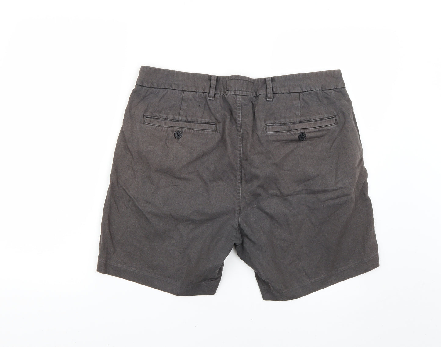 abercombie Mens Brown   Chino Shorts Size 34