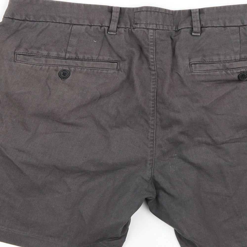 abercombie Mens Brown   Chino Shorts Size 34