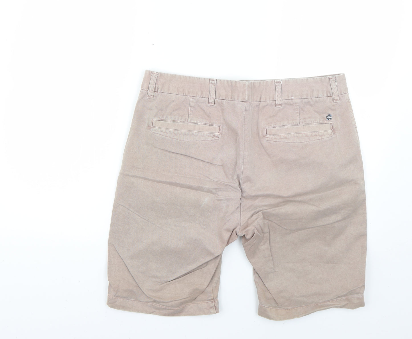Industrie Mens Beige   Chino Shorts Size 34
