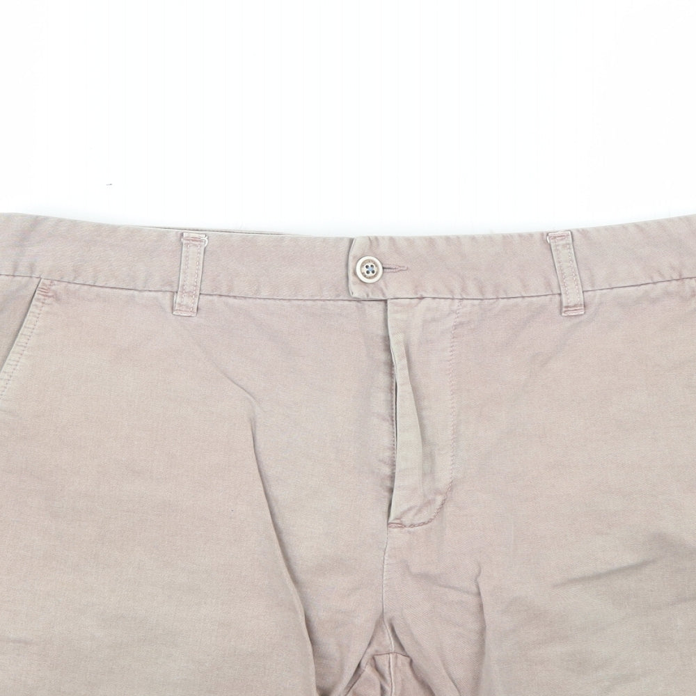 Industrie Mens Beige   Chino Shorts Size 34