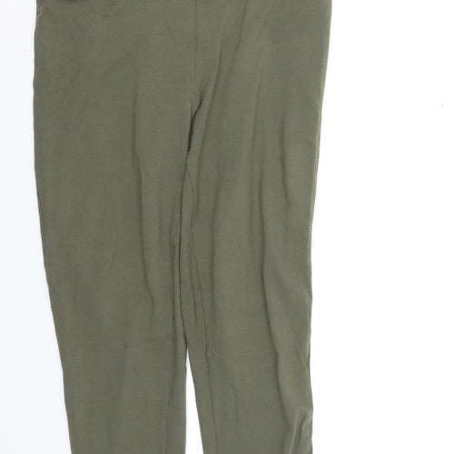 Primark Womens Green   Cropped Leggings Size 12 L24 in