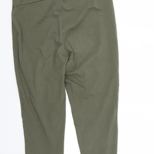 Primark Womens Green   Cropped Leggings Size 12 L24 in