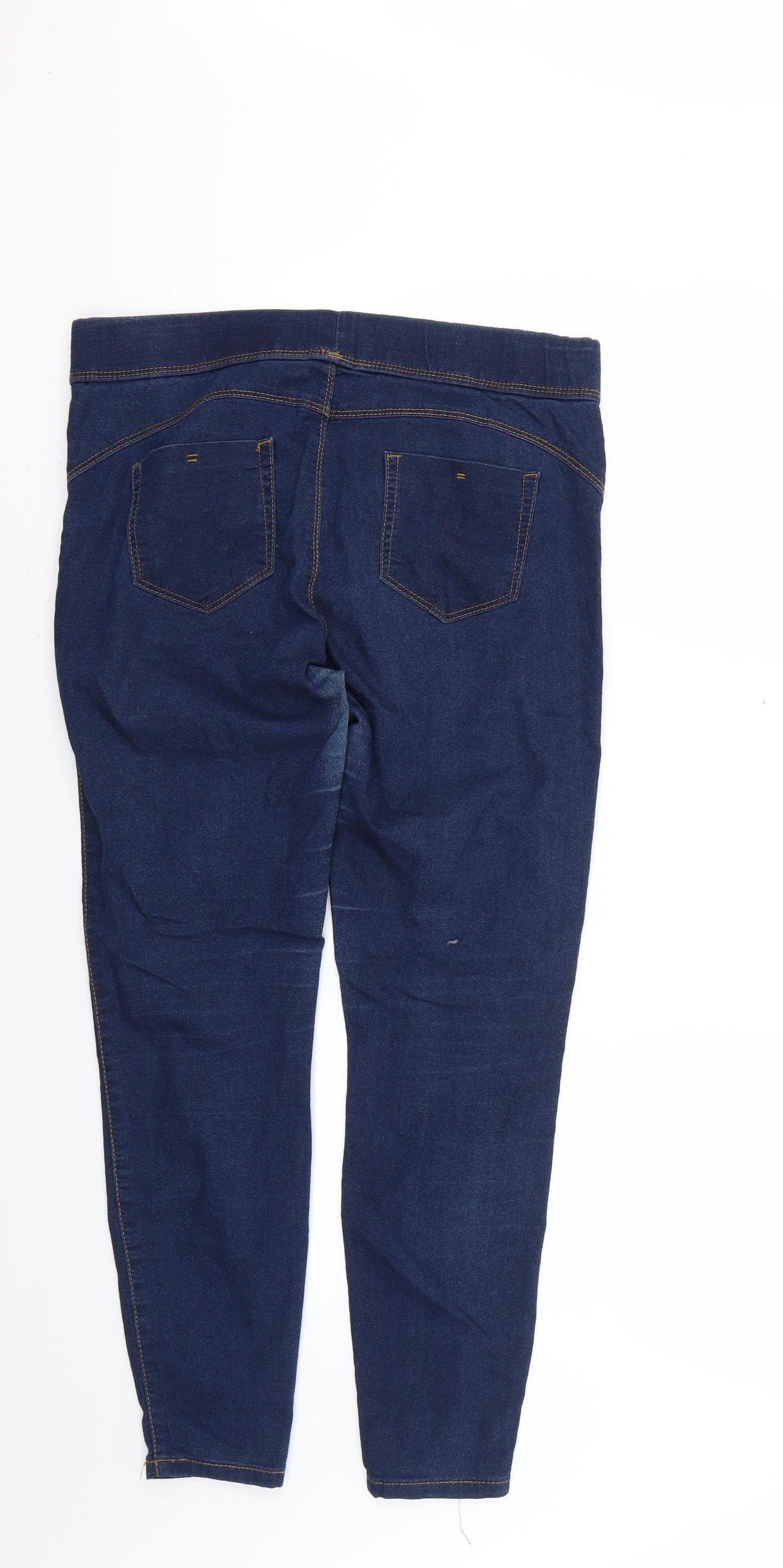 Denim & Co. Womens Blue   Jegging Jeans Size 14 L25 in