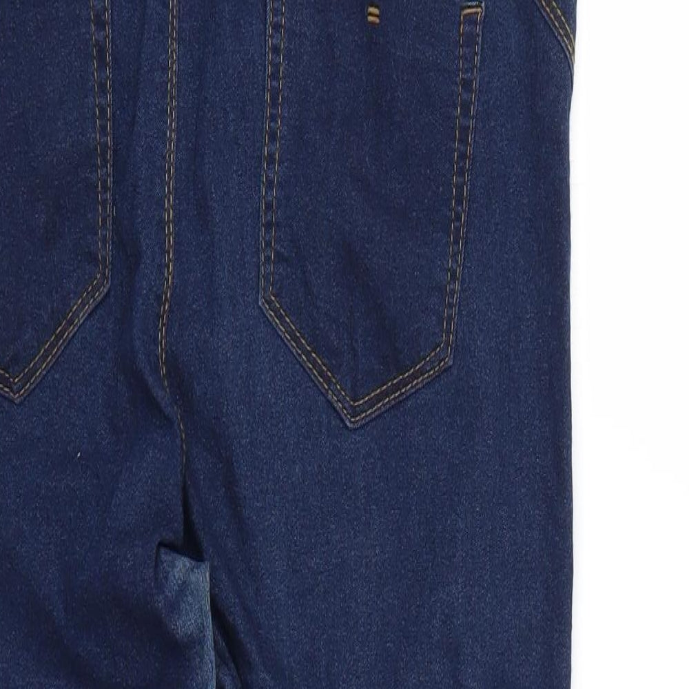 Denim & Co. Womens Blue   Jegging Jeans Size 14 L25 in