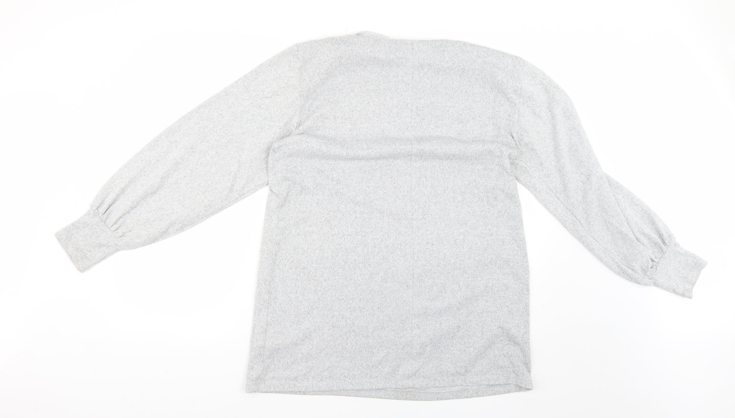 Marks and Spencer Womens Grey   Pullover Jumper Size 14