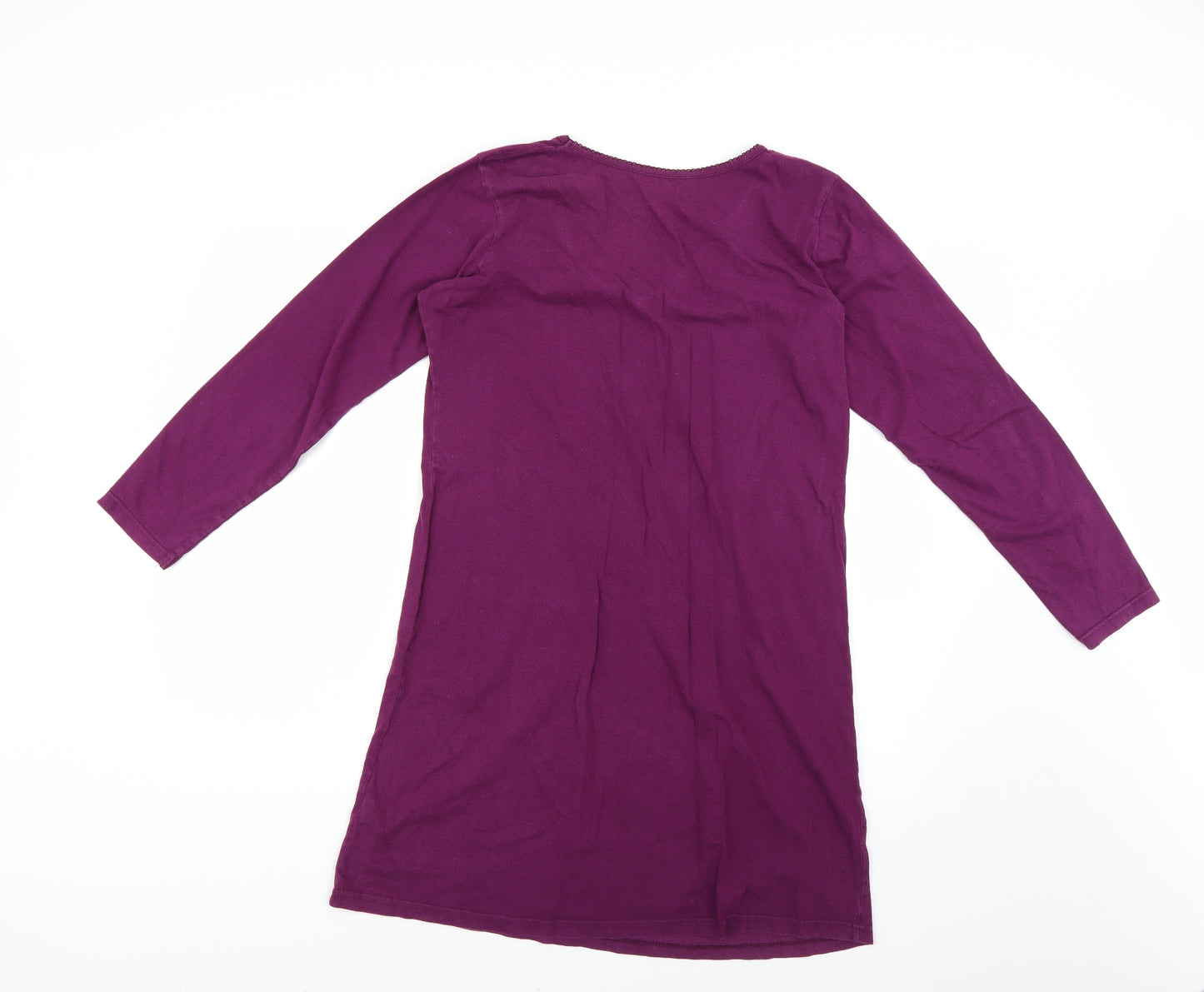 love to lounge Womens Purple Solid  Top Dress Size 10