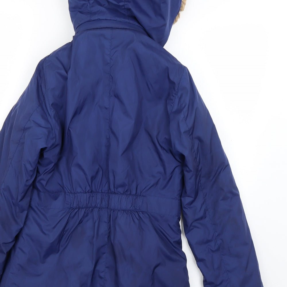 hawk & co Womens Blue   Quilted Coat Size L