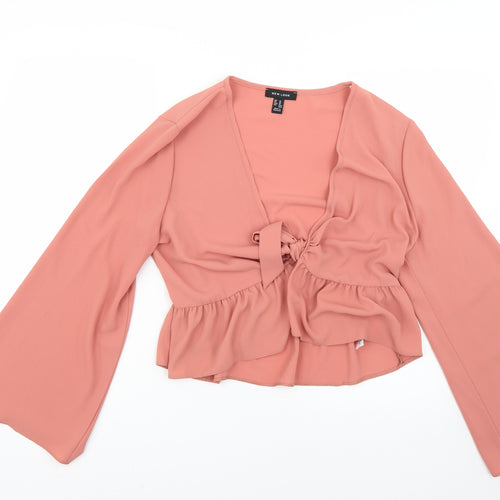 New Look Womens Pink   Basic Blouse Size 14