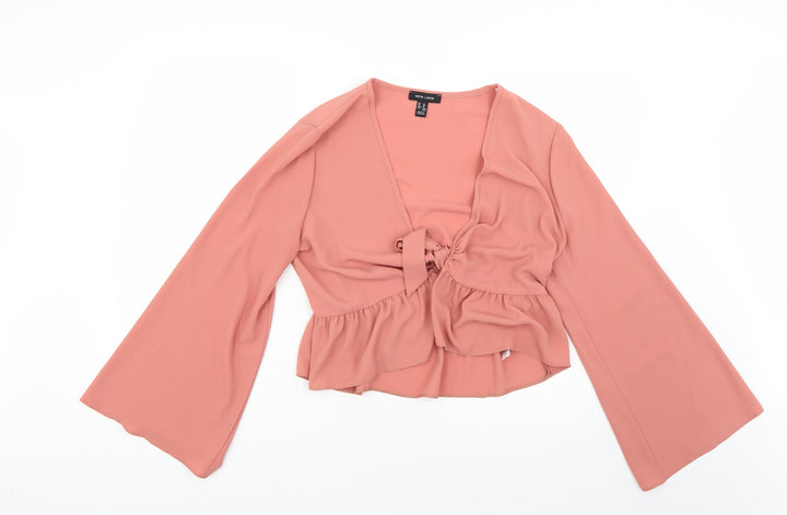 New Look Womens Pink   Basic Blouse Size 14