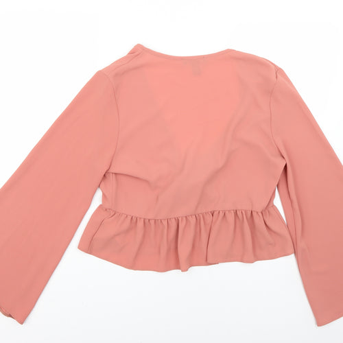 New Look Womens Pink   Basic Blouse Size 14