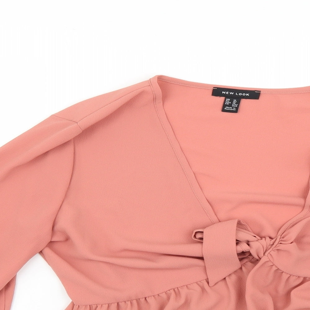 New Look Womens Pink   Basic Blouse Size 14
