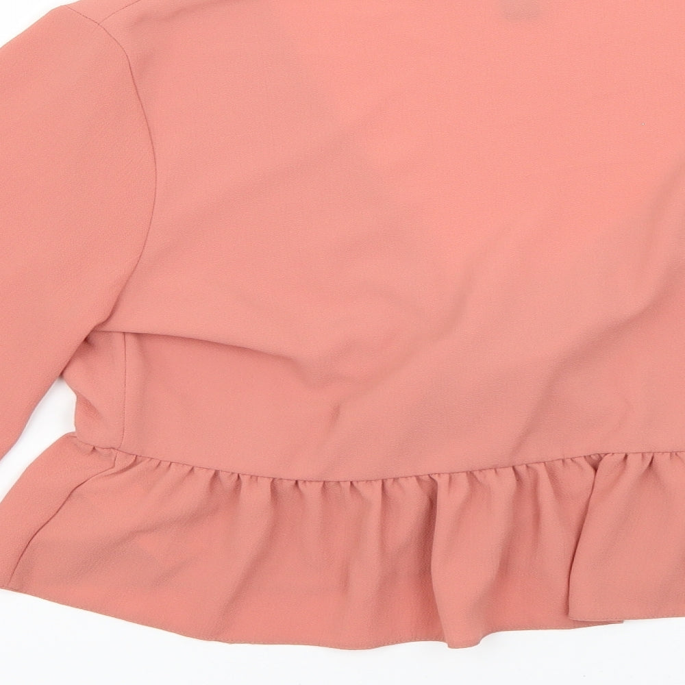 New Look Womens Pink   Basic Blouse Size 14
