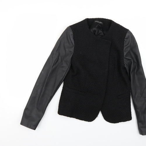 Dorothy Perkins Womens Black   Overcoat Coat Size 12