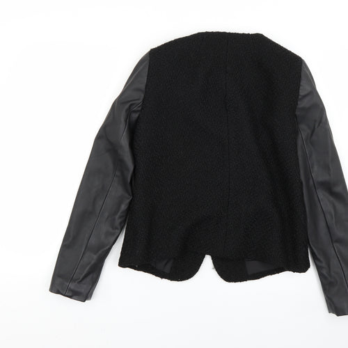 Dorothy Perkins Womens Black   Overcoat Coat Size 12